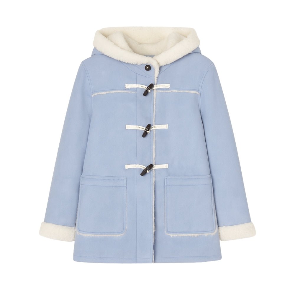 sherpa," "teddy coat," "winter outerwear," "cozy," "plush," "padded," and "insulated" throughout the description and backend