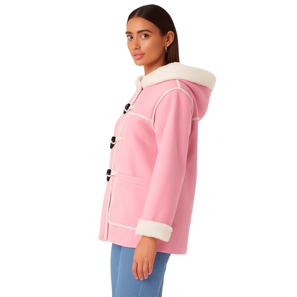 sherpa," "teddy coat," "winter outerwear," "cozy," "plush," "padded," and "insulated" throughout the description and backend