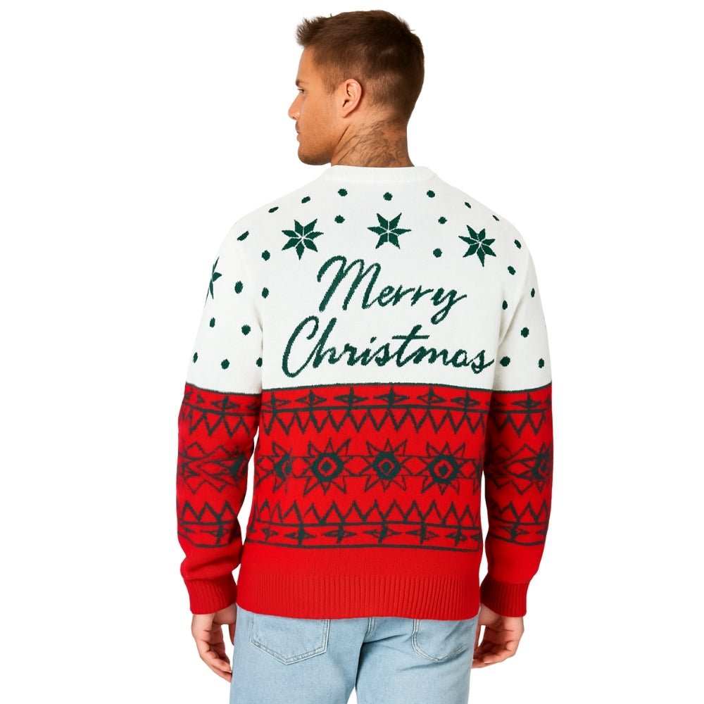 heirloom quality," "intarsia knit," "soft-touch wool," "après-ski style," "fireside attire," and "sophisticated holiday wear