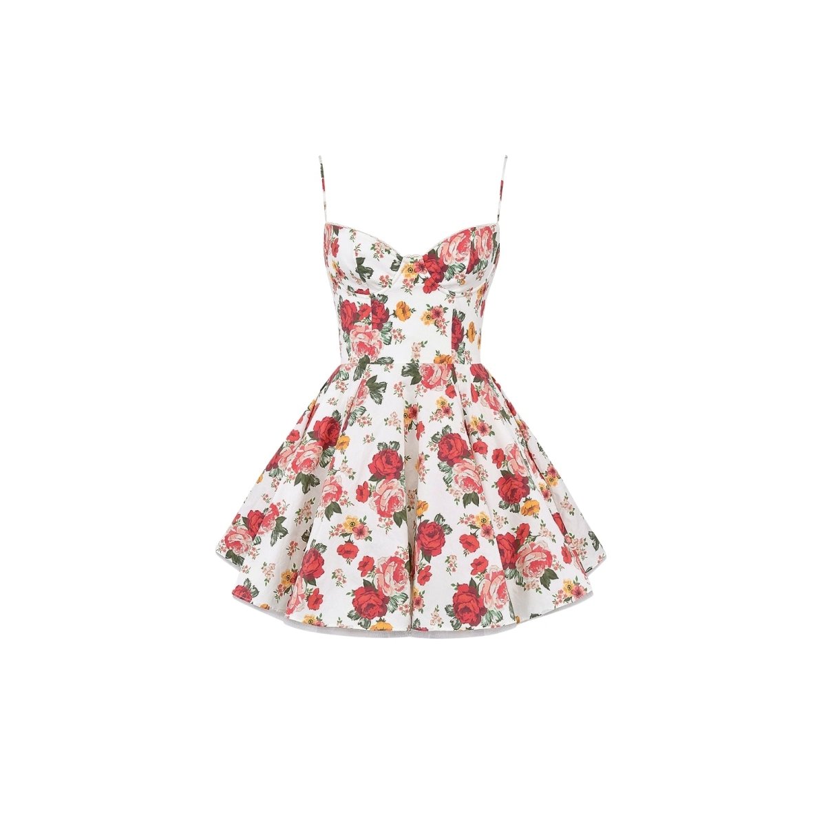 Floral Kouvr ress on a white background