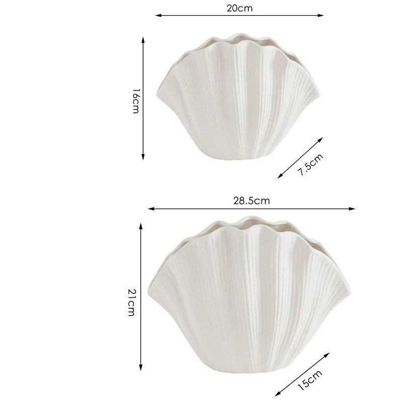 Vase en forme de coquillage