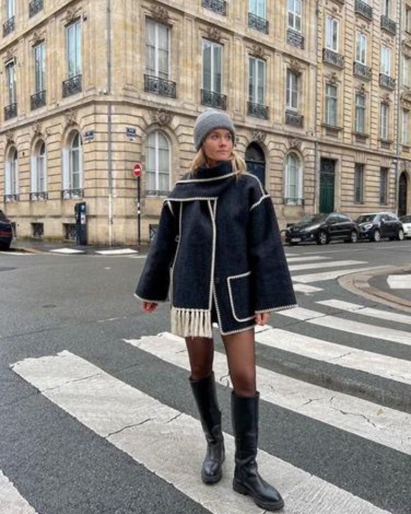 Veste à foulard Medea