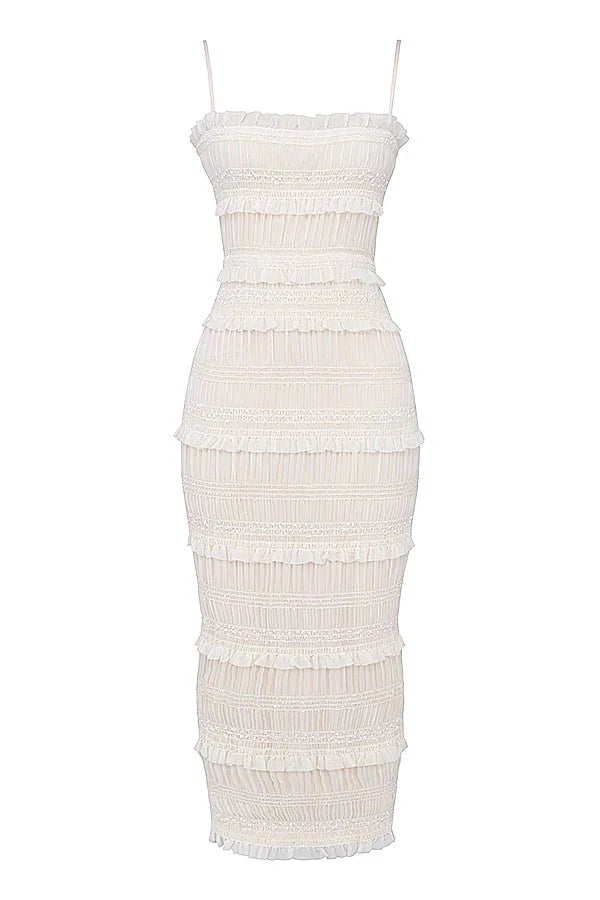 Hannie Sequin Pleat Dress