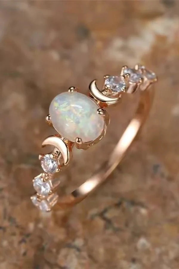 Luna Moonstone Ring