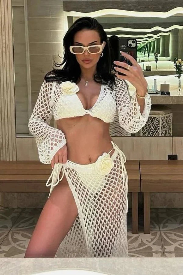 Triangle Rose Bikini