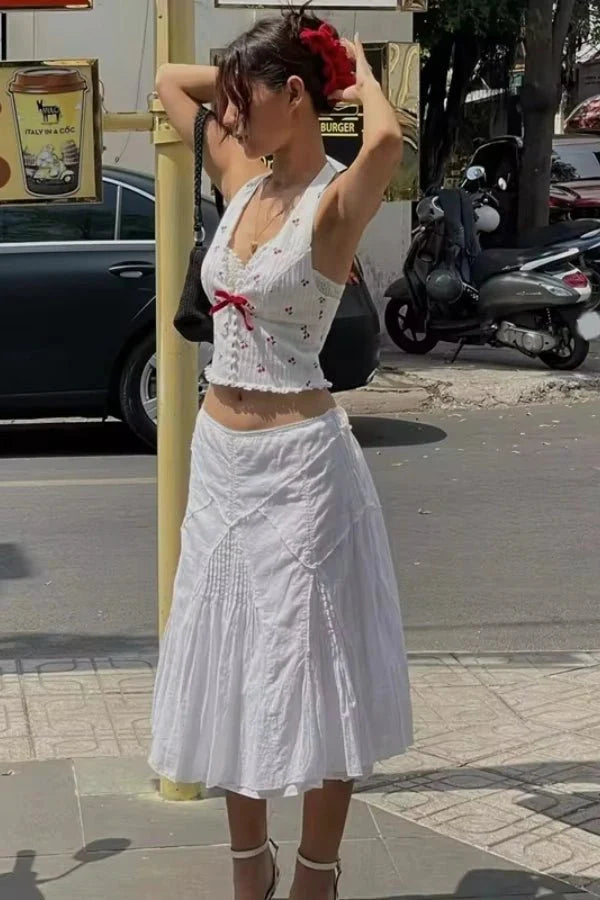 Cherry Blossom Sweetheart Top