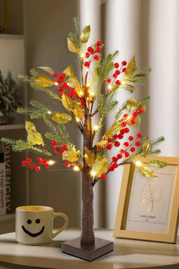 Festive Berry Pine Tree