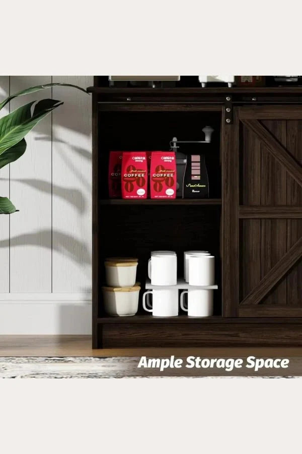 Farmhouse Coffee Bar Cabinet