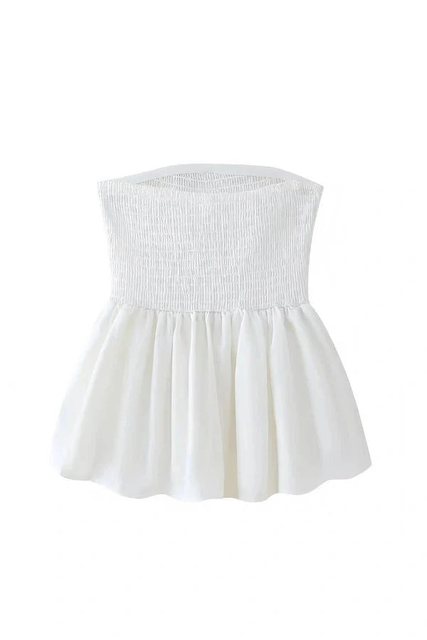 Sarina Ruffle Tube Top