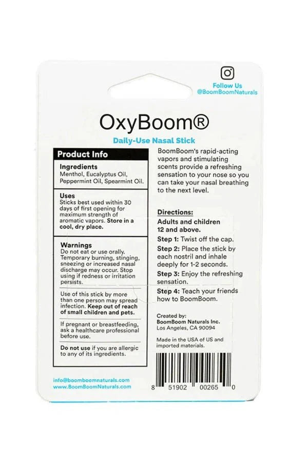 OxyBoom™ Nasal Stick