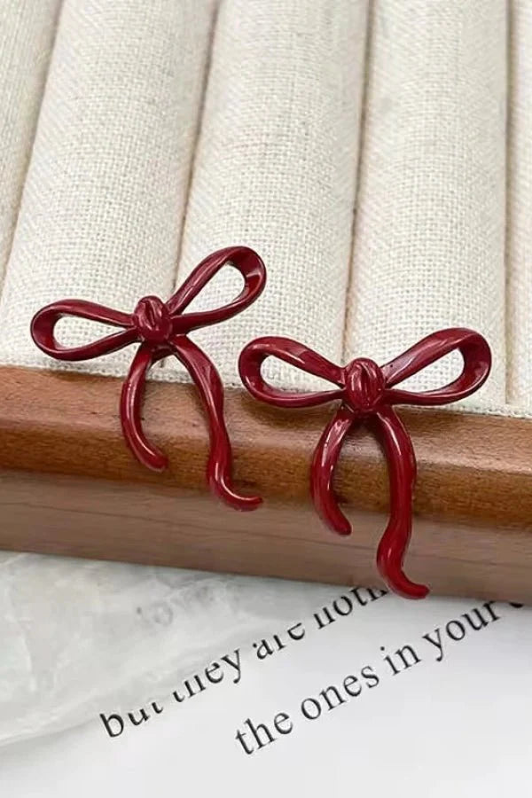 Scarlett Red Earrings