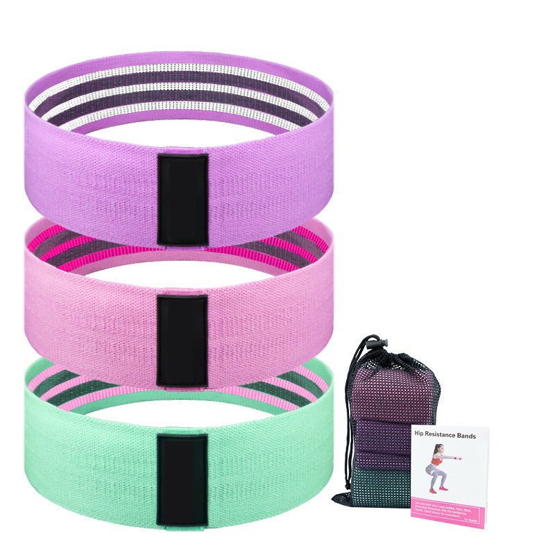 Fabric Resistance Bands for Glutes, Legs & Hips – Non-Slip Workout Bands Set for Squats, Yoga, Pilates, and Home Fitness