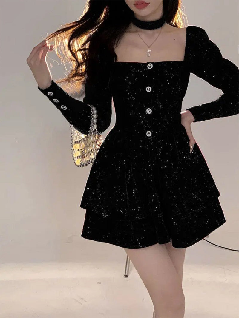 Deana Robe en velours