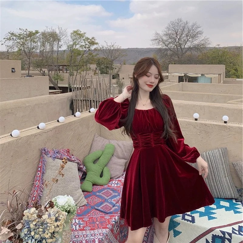 Jayda Robe en velours