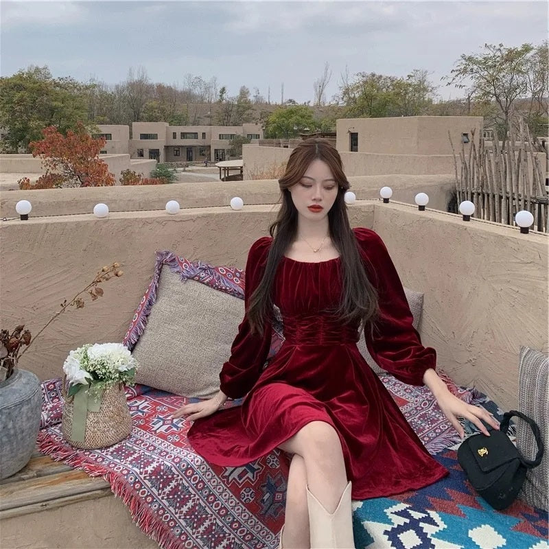 Jayda Robe en velours