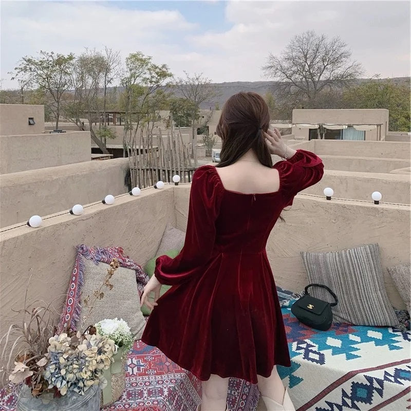 Jayda Robe en velours