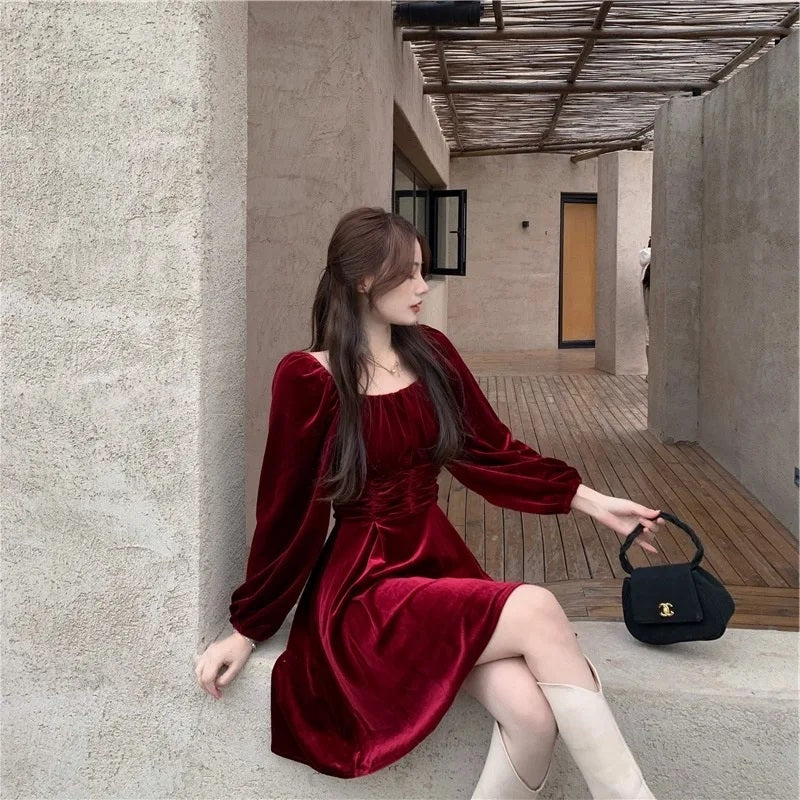 Jayda Robe en velours