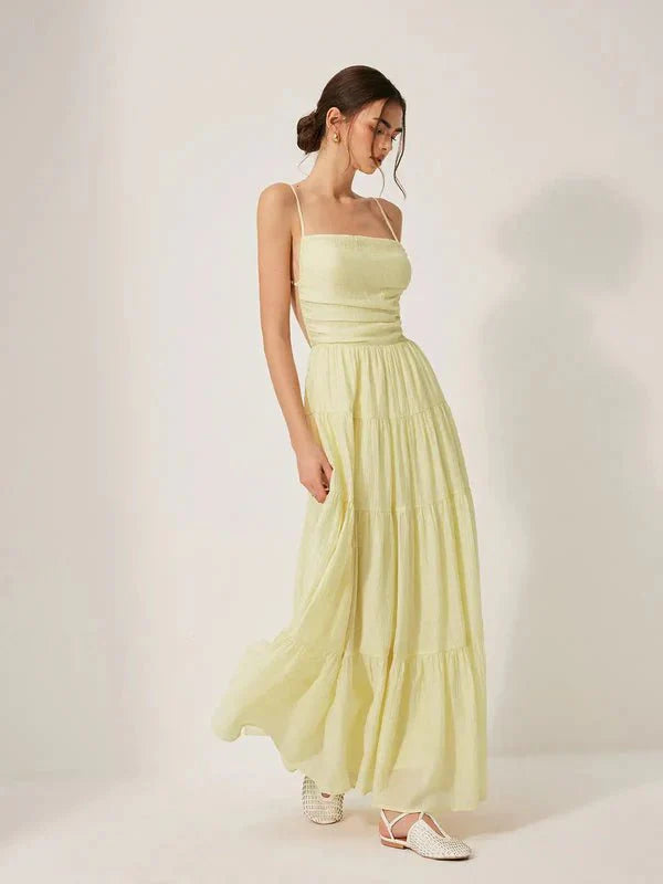 resort wear," "bohemian chic," "effortless elegance," "garden party attire," and "lightweight summer dress