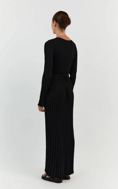 Robe en maille cerise