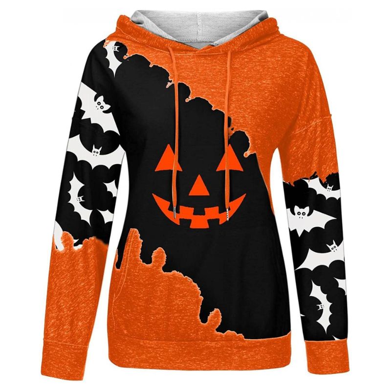 Alice Hoodie Halloween Impression citrouille