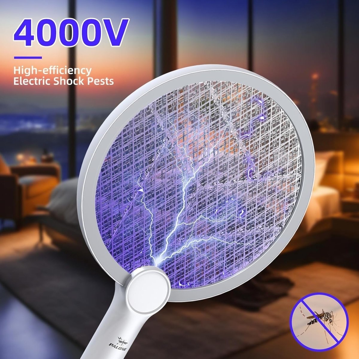 Electric Bug Zapper Racket