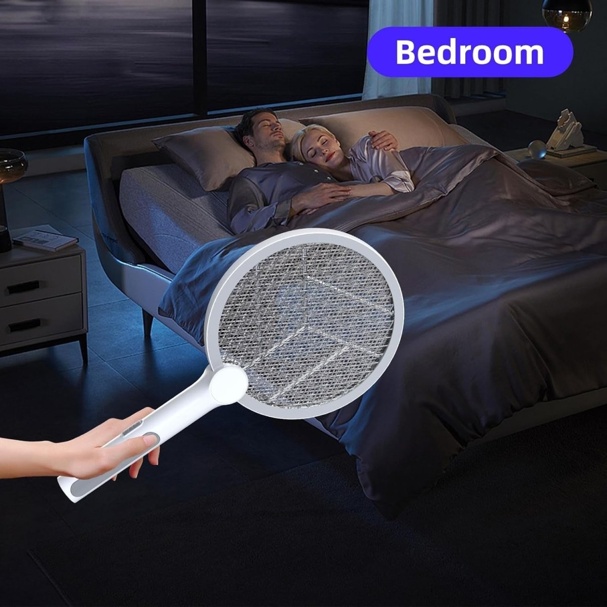 Electric Bug Zapper Racket