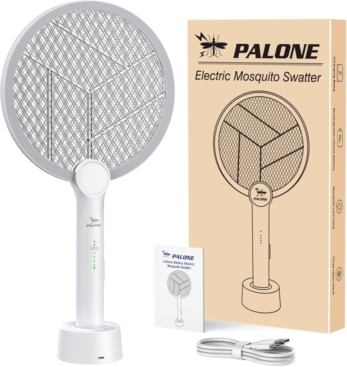 Electric Bug Zapper Racket