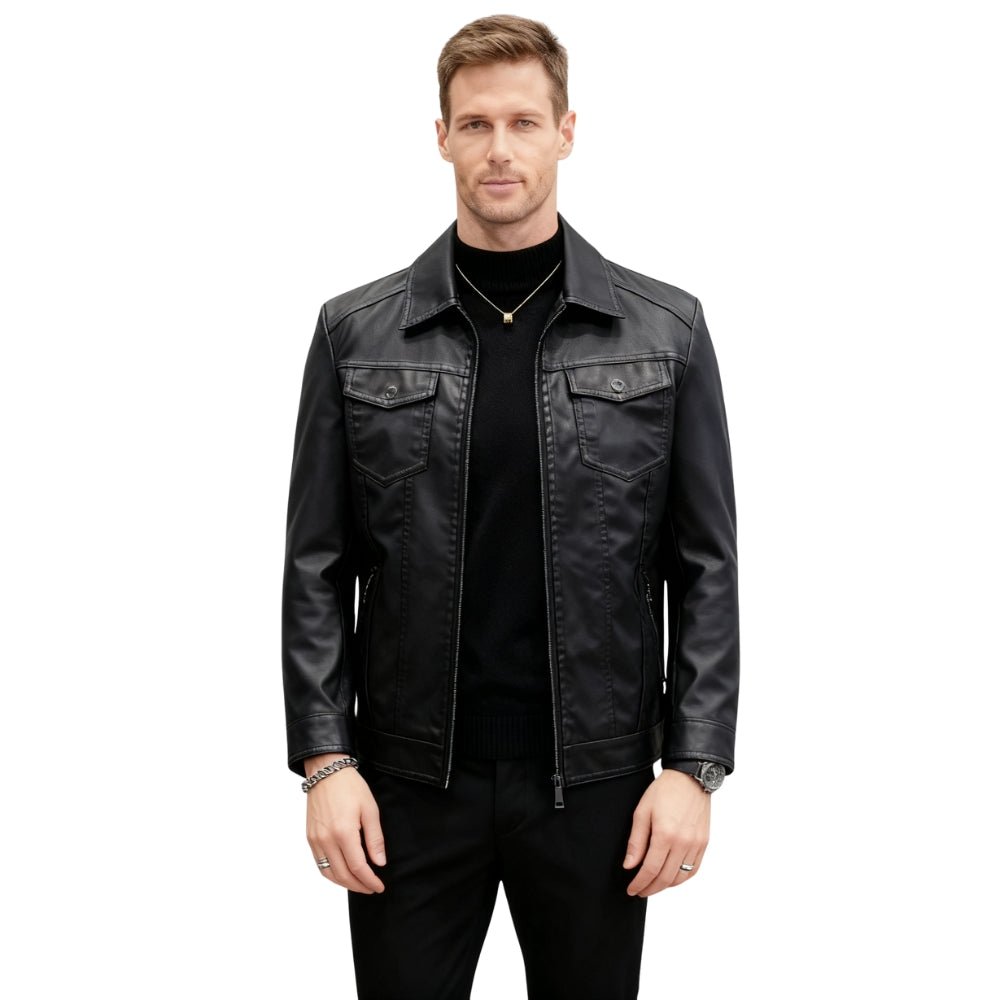 wardrobe staple," "investment piece," "how to style," and "leather care" into the description and a dedicated "Details & Care