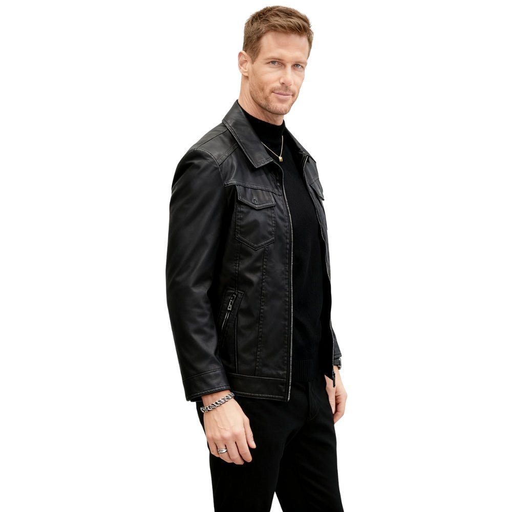 wardrobe staple," "investment piece," "how to style," and "leather care" into the description and a dedicated "Details & Care