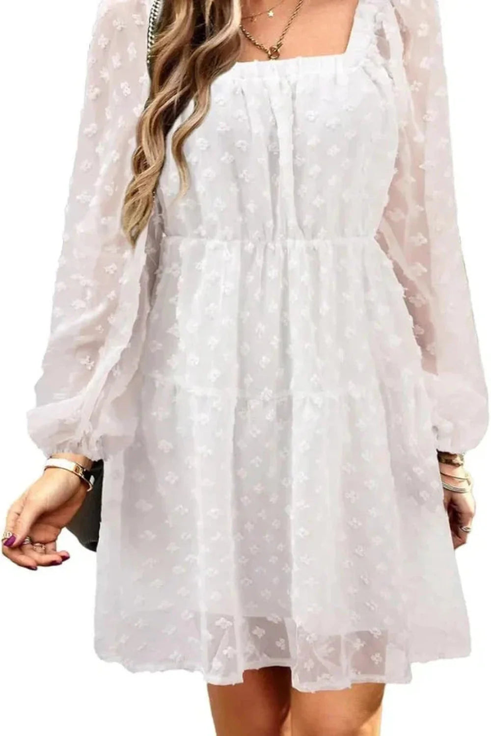 romantic getaway outfit," "ethereal white dress," "garden party attire," and "effortless chic style