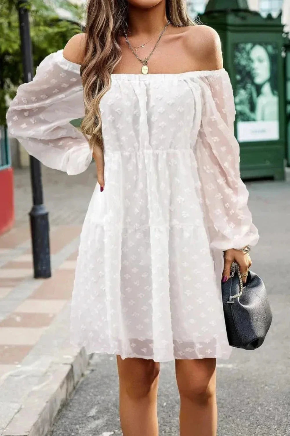 romantic getaway outfit," "ethereal white dress," "garden party attire," and "effortless chic style