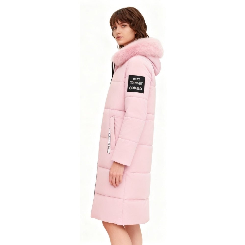 insulated outerwear," "cold weather coat," "designer winter jacket," "mid-length parka," and "fashion puffer jacket