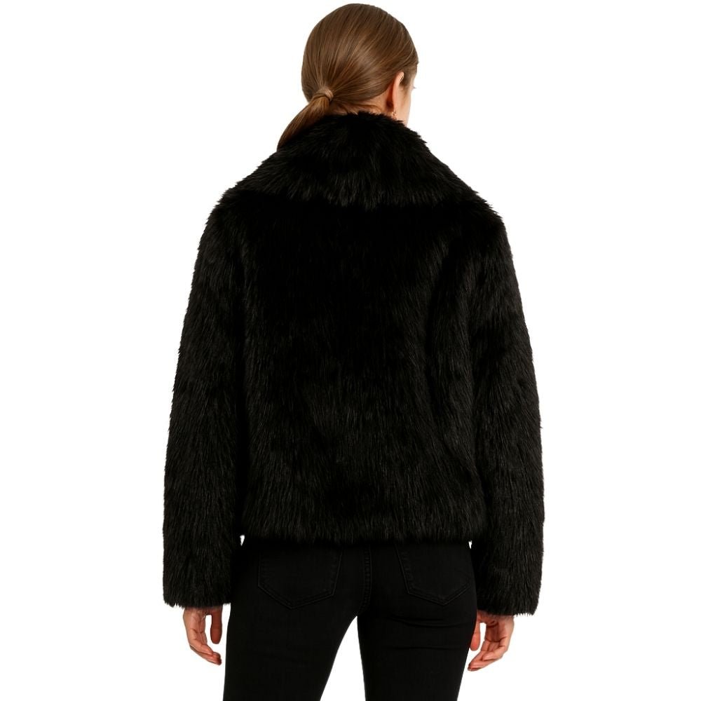 cruelty-free fashion, ethical outerwear, sustainable luxury, winter wardrobe essential, capsule collection piece, evening jacket, chic layering
