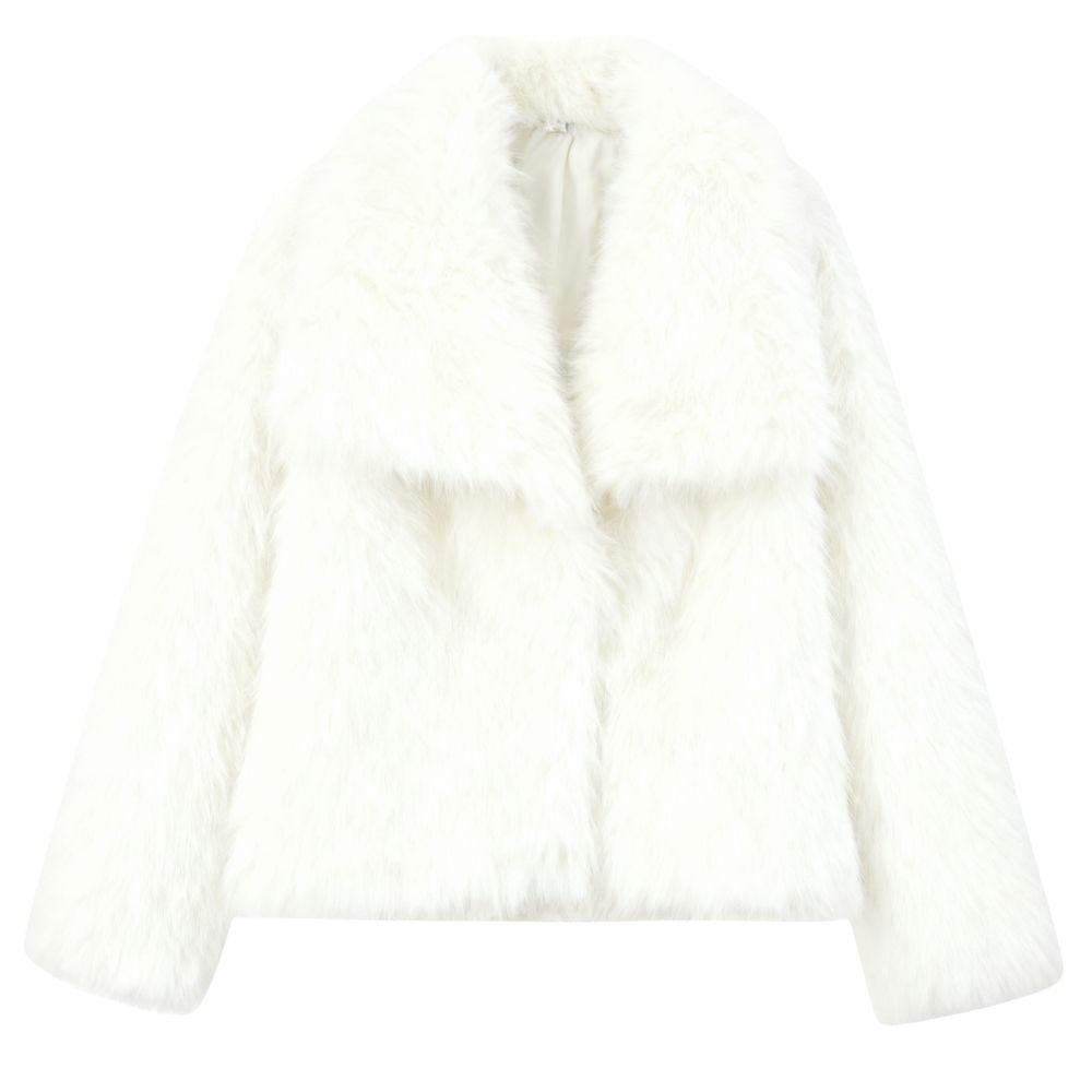 quiet luxury outerwear, minimalist winter jacket, cropped evening coat, wedding guest jacket, what to wear over a formal dress, ethical fur coat, faux mink jacket