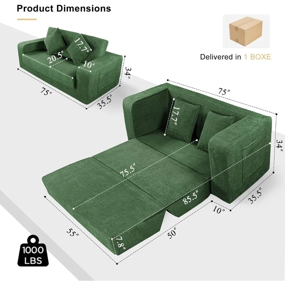 multi-functional furniture," "studio apartment essentials," "guest room solution," "durable sleeper," and "easy assembly couch