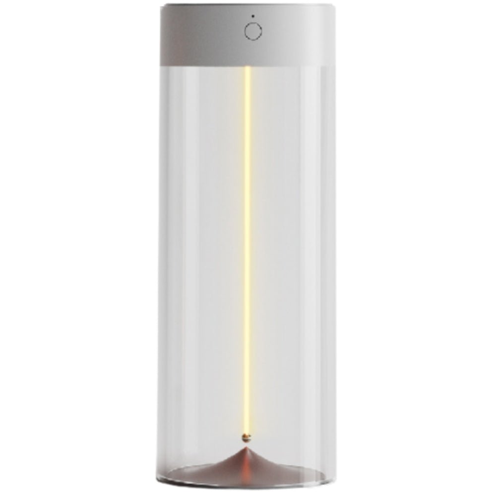 ambient lighting", "warm glow lamp", "minimalist home decor", "touch control light", "USB-C lamp", "portable centerpiece", "breathing light mode", "sculptural lighting", "hygge decor