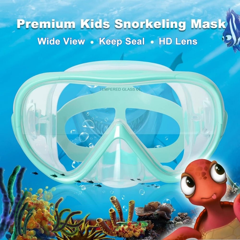 anti-leak," "panoramic view," "ocean exploration," "pool swimming," "beach vacation essential," "comfortable fit," and "easy breathing