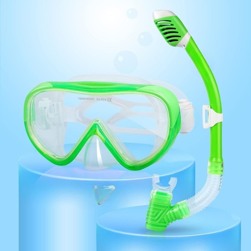 anti-leak," "panoramic view," "ocean exploration," "pool swimming," "beach vacation essential," "comfortable fit," and "easy breathing