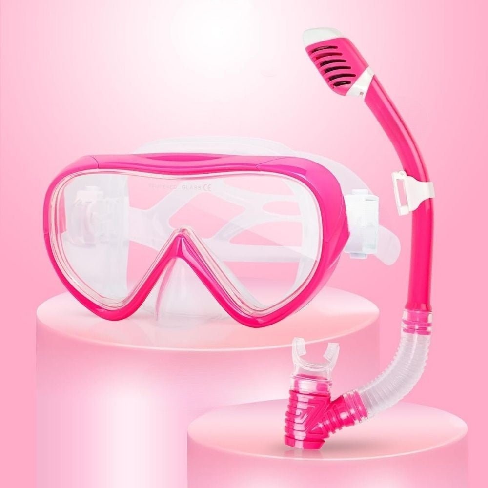 anti-leak," "panoramic view," "ocean exploration," "pool swimming," "beach vacation essential," "comfortable fit," and "easy breathing