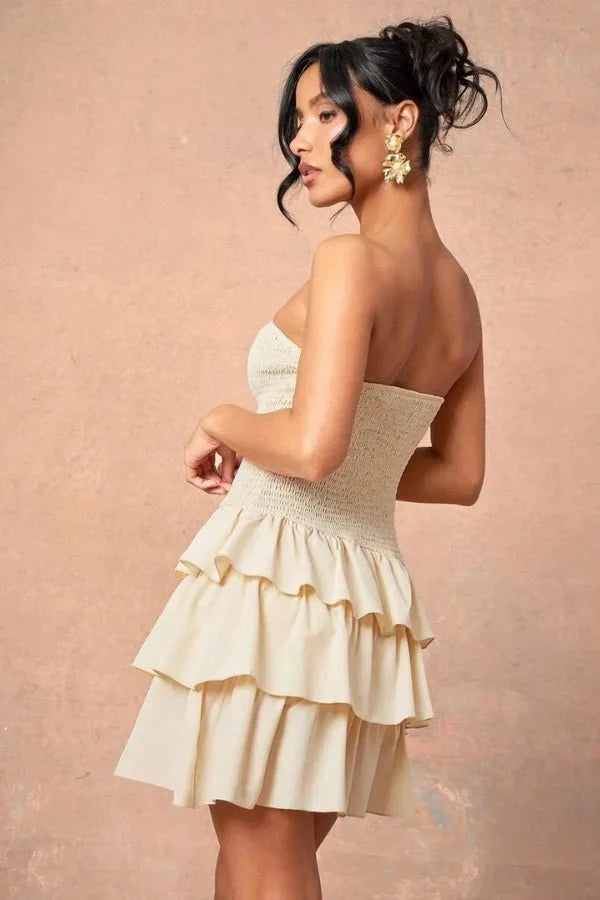 seaside," "garden party," "bohemian," and "fit-and-flare silhouette" to capture a wider range of thematic searches