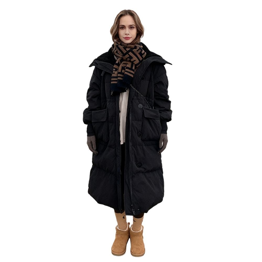 thermal,insulated,all-weather,cocoon silhouette, oversized fit, and windproof