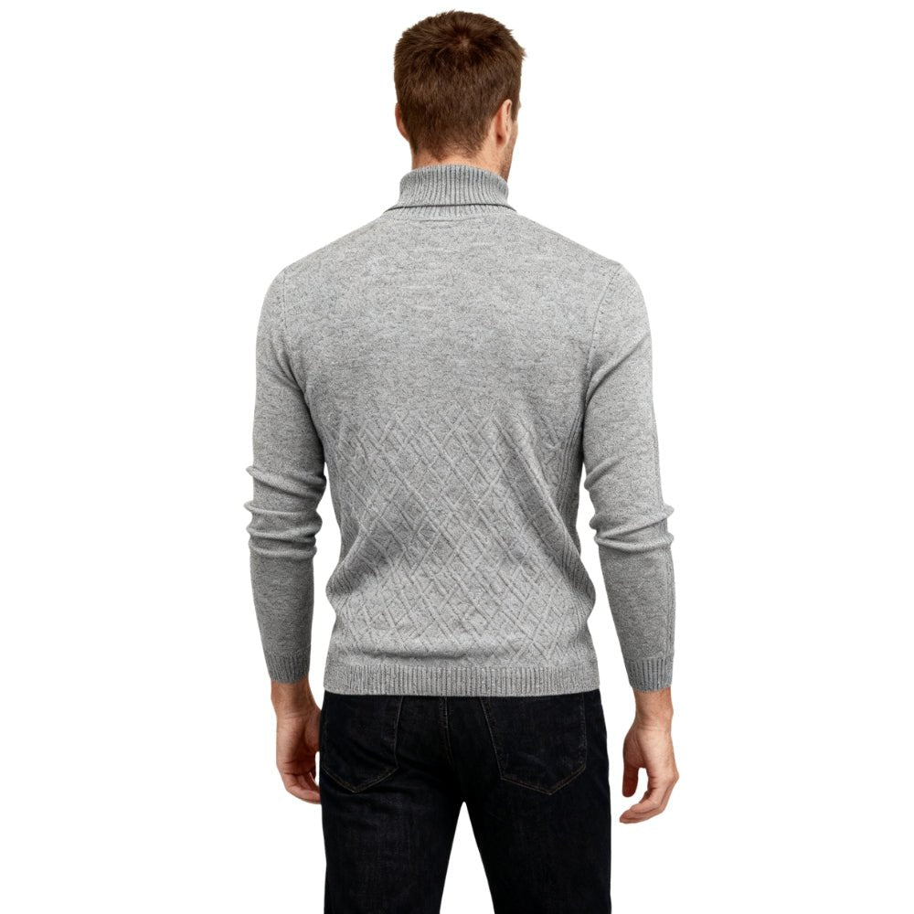 Men's fine-knit sweater, smart casual winter top, fall layering piece, sophisticated knitwear