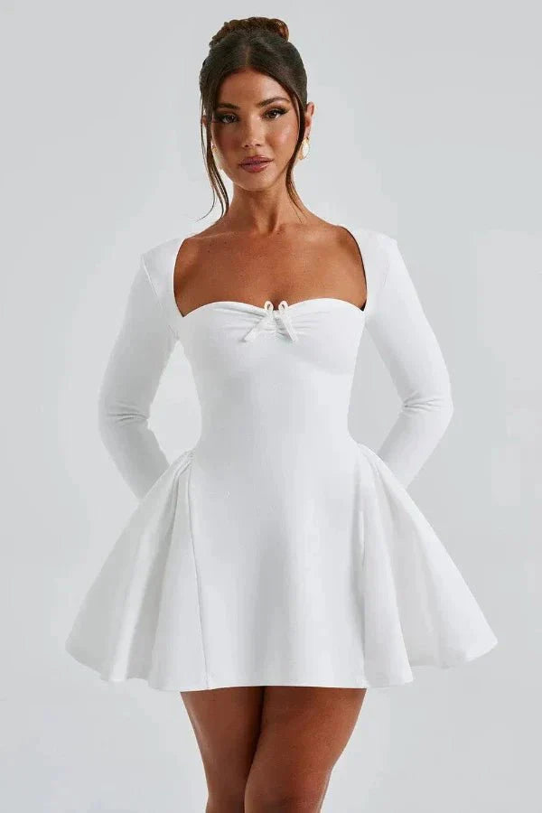 fit and flare," "square neck," "bow detail," "sculpting," and "structured" to capture users with higher purchase intent who know exactly what they want.