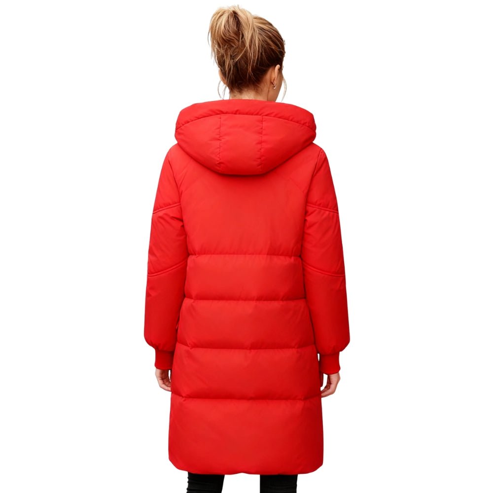 cold-weather essential," "thermal performance," "weather-resistant," "urban exploration," "chic outerwear," and "investment piece