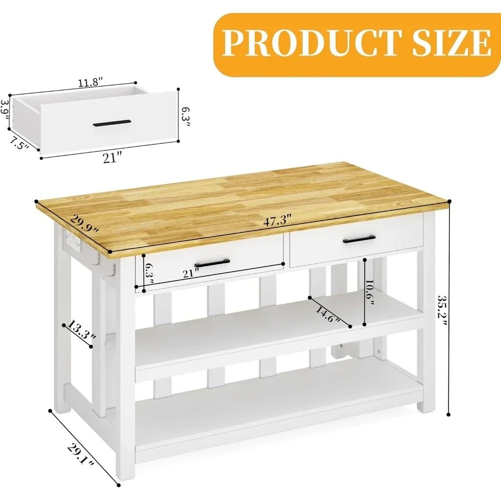 Wooden table Kouvr with dimensions labeled on a white background