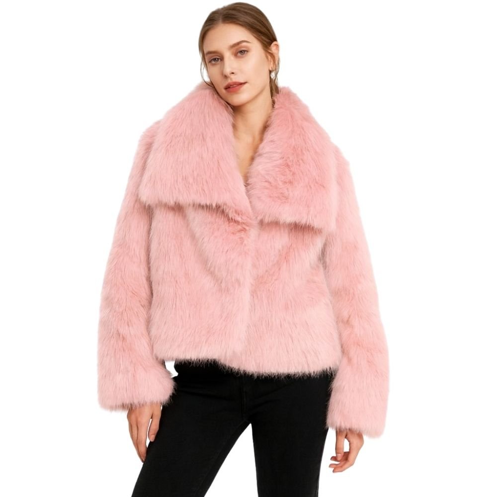 plush statement coat," "eco-friendly luxury outerwear," "winter wedding guest coat," "holiday party jacket," and "cruelty-free fur.
