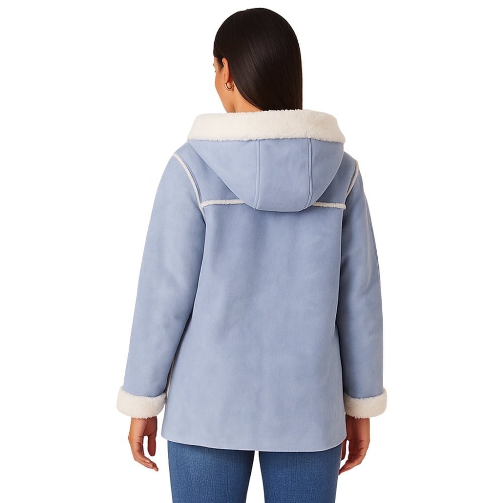 sherpa," "teddy coat," "winter outerwear," "cozy," "plush," "padded," and "insulated" throughout the description and backend