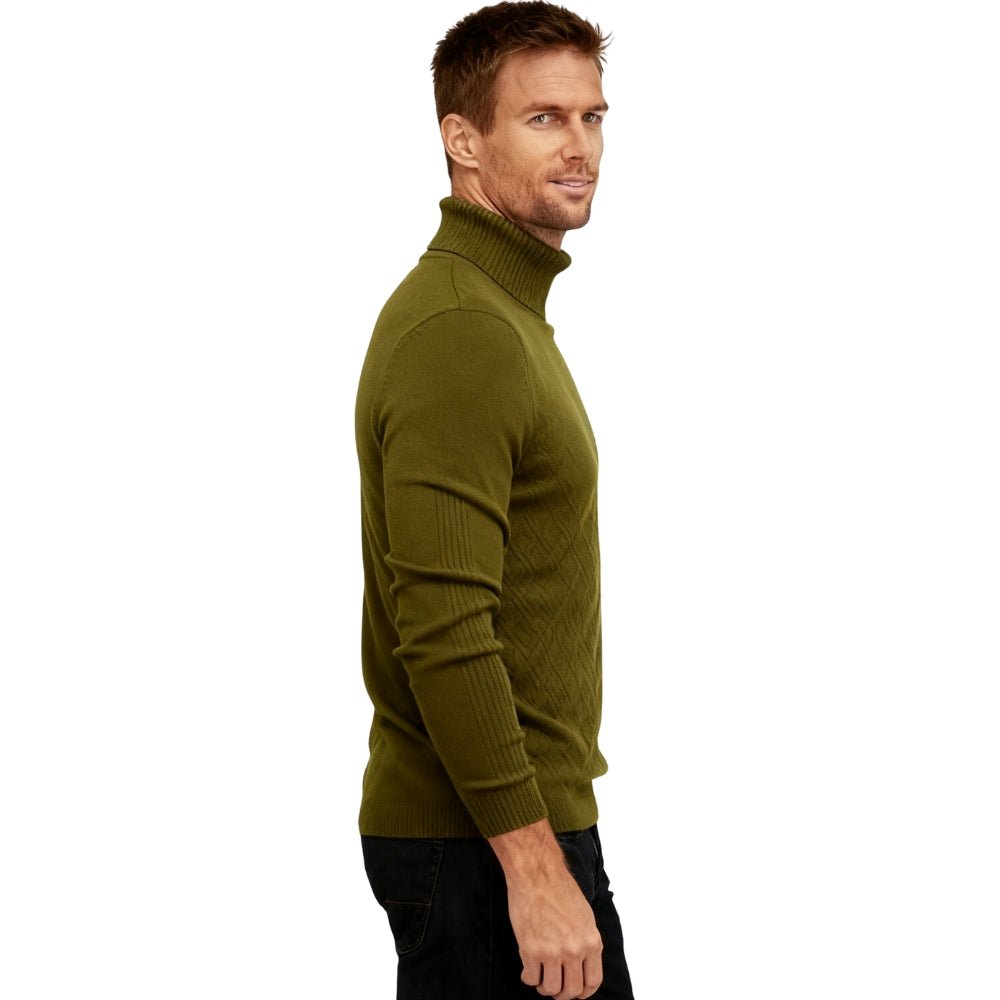 roll neck," "fine-gauge knit," "pullover," "men's high neck sweater," "layering essential," and "merino base layer.