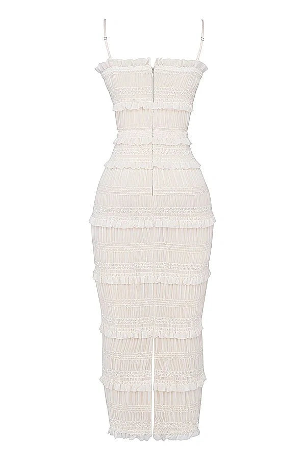 Hannie Sequin Pleat Dress